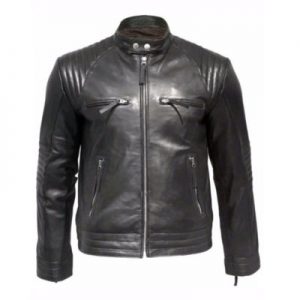 modern leather zipper jacket 