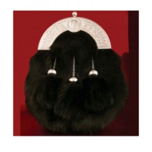 Buy New Design Black Rabbit Fur Sporran